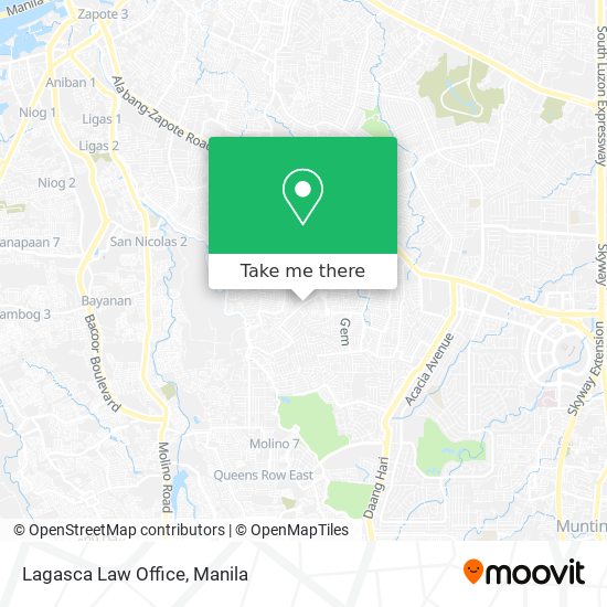 Lagasca Law Office map