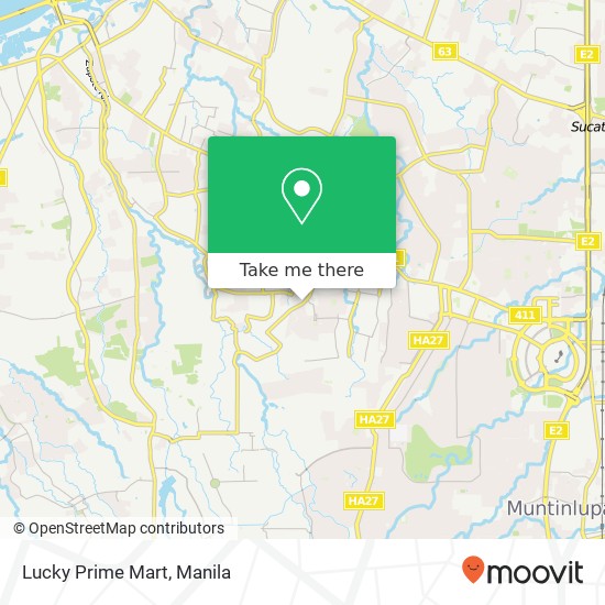 Lucky Prime Mart map