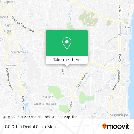 GC Ortho-Dental Clinic map