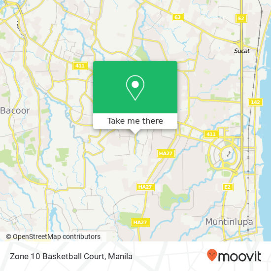 Zone 10 Basketball Court map