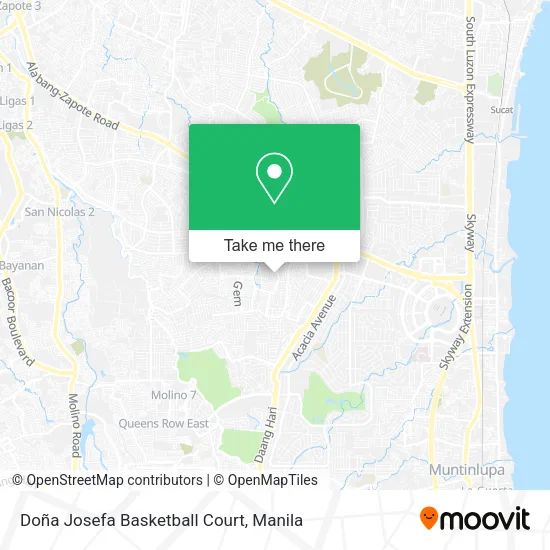 Doña Josefa Basketball Court map