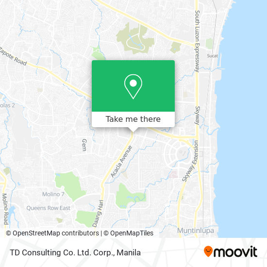 TD Consulting Co. Ltd. Corp. map