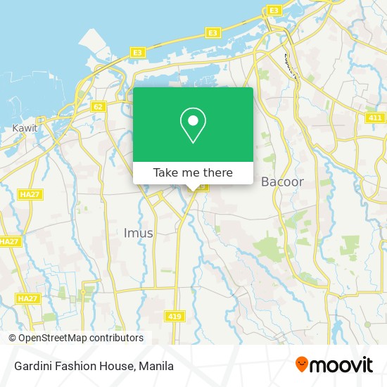 Gardini Fashion House map