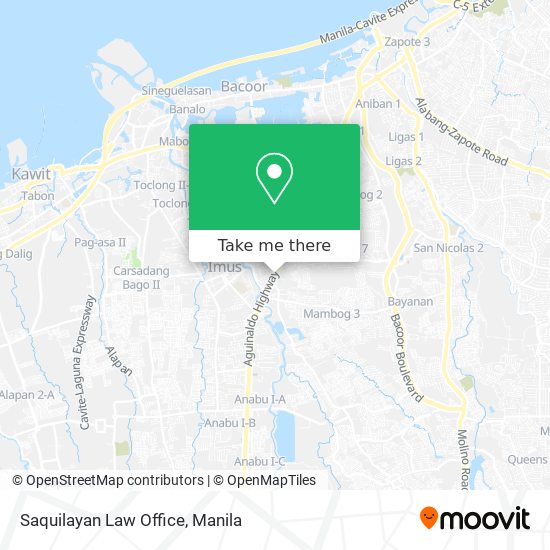 Saquilayan Law Office map