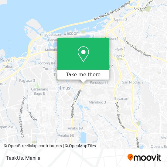 TaskUs map