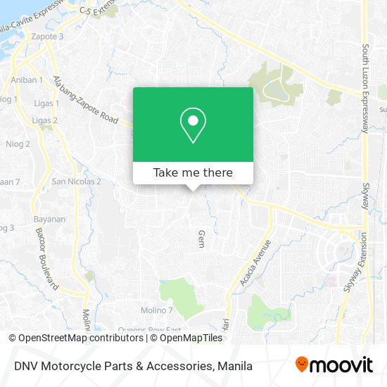 DNV Motorcycle Parts & Accessories map