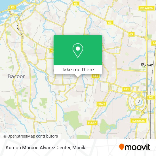 Kumon Marcos Alvarez Center map