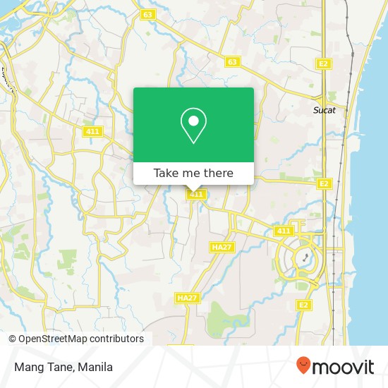 Mang Tane map