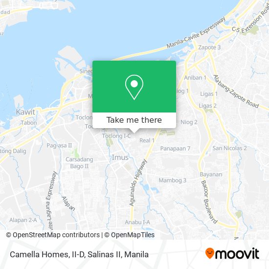 Camella Homes, II-D, Salinas II map