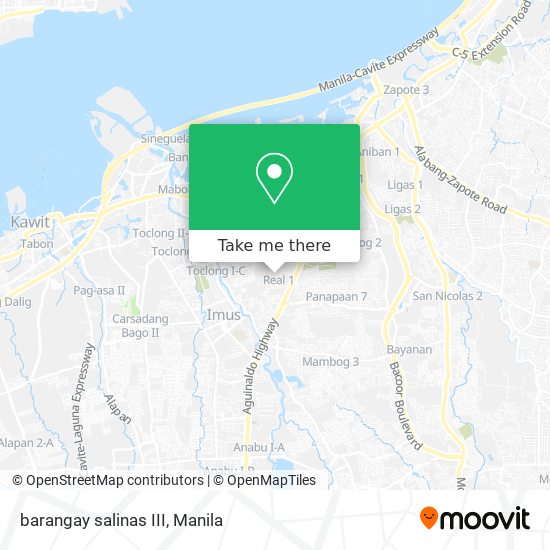 barangay salinas III map
