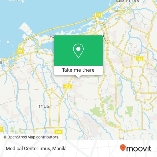 Medical Center Imus map