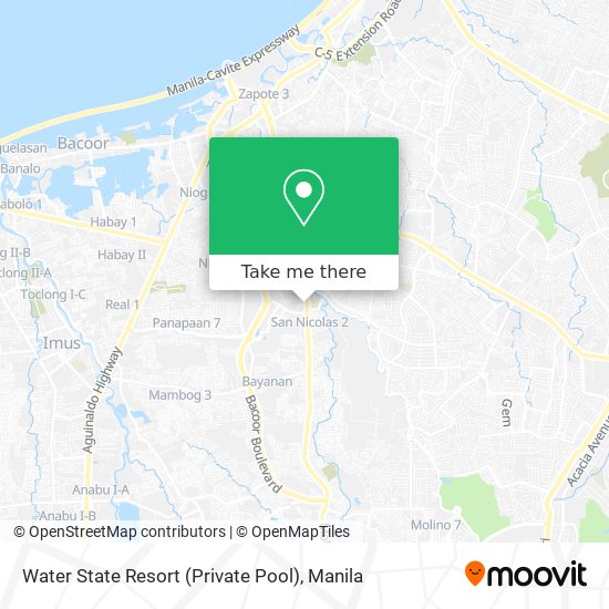 Water State Resort (Private Pool) map