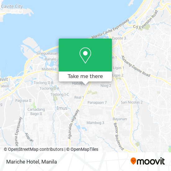 Mariche Hotel map