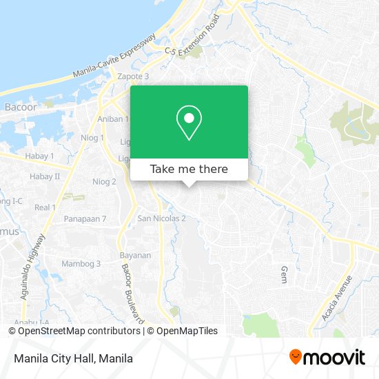 Manila City Hall map