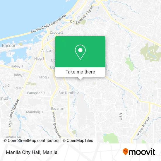 Manila City Hall map