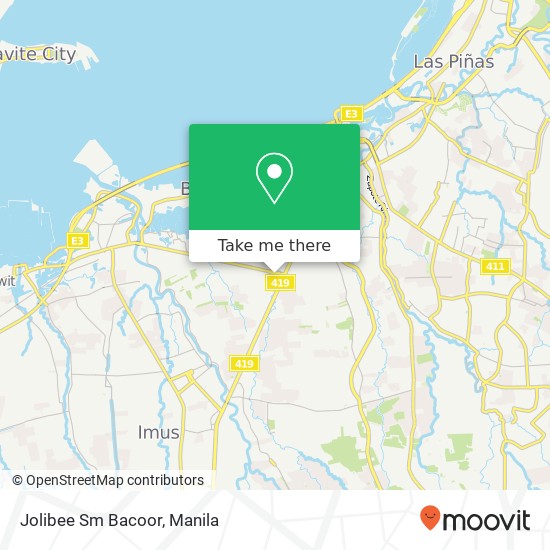 Jolibee Sm Bacoor map