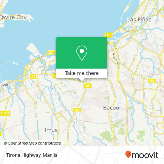 Tirona Highway map