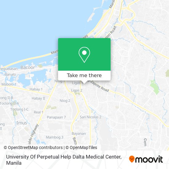 University Of Perpetual Help Dalta Medical Center map