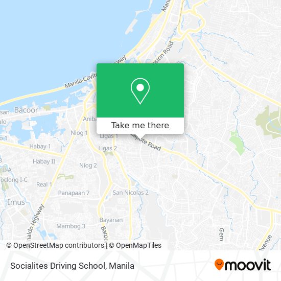 Socialites Driving School map