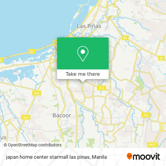 japan home center starmall las pinas map