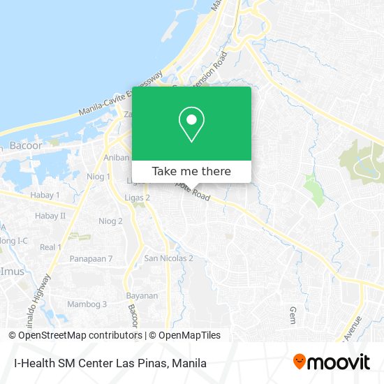 I-Health SM Center Las Pinas map