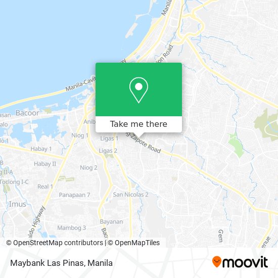 Maybank Las Pinas map