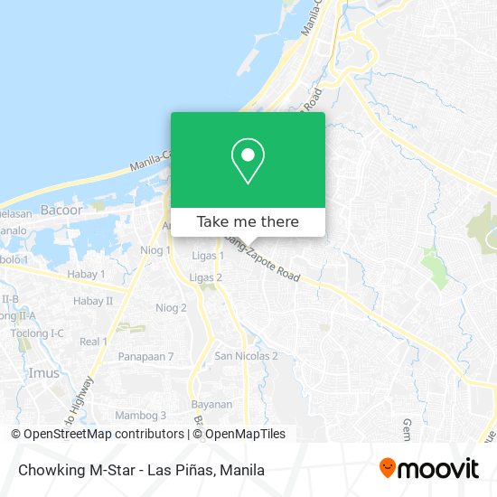 Chowking M-Star - Las Piñas map