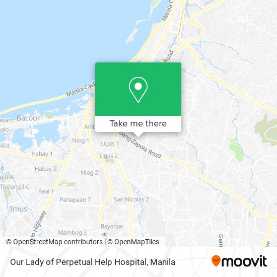 Our Lady of Perpetual Help Hospital map