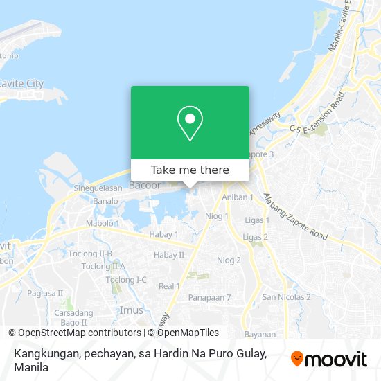 Kangkungan, pechayan, sa Hardin Na Puro Gulay map