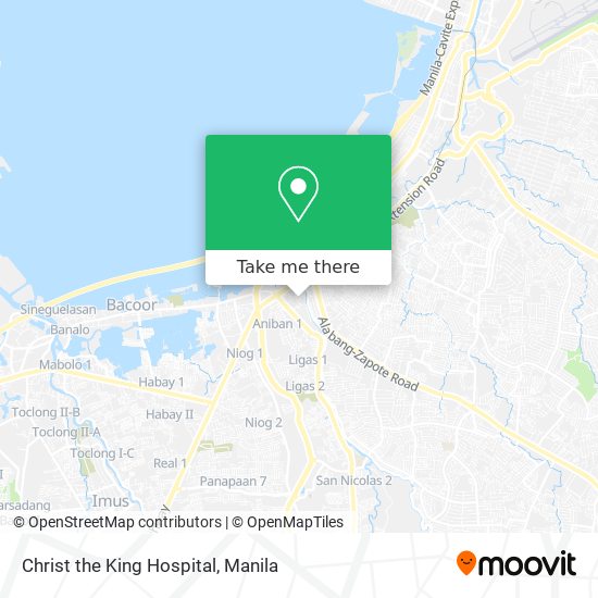 Christ the King Hospital map