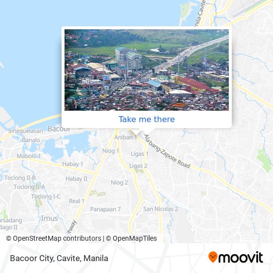 Bacoor City, Cavite map