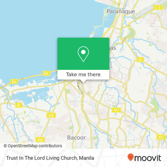Trust In The Lord Living Church map