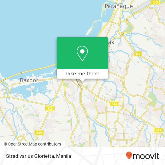 Stradivarius Glorietta map