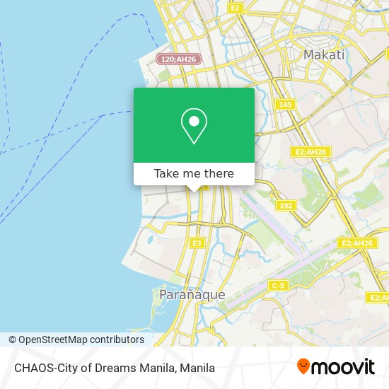 CHAOS-City of Dreams Manila map