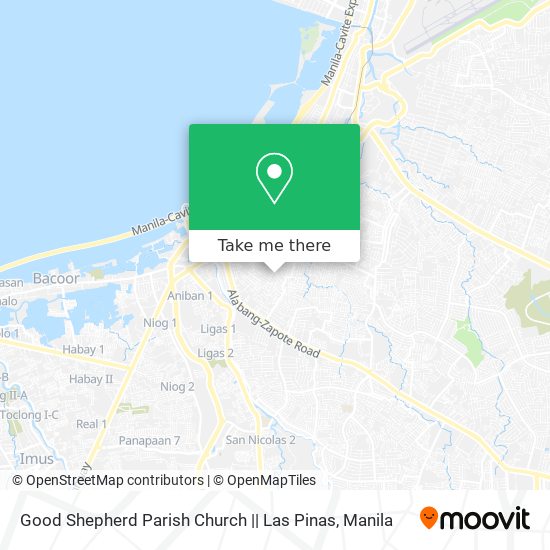 Good Shepherd Parish Church || Las Pinas map