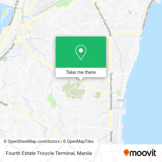 Fourth Estate Tricycle Terminal map