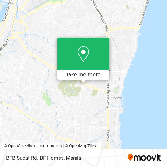 BFB Sucat Rd.-BF Homes map