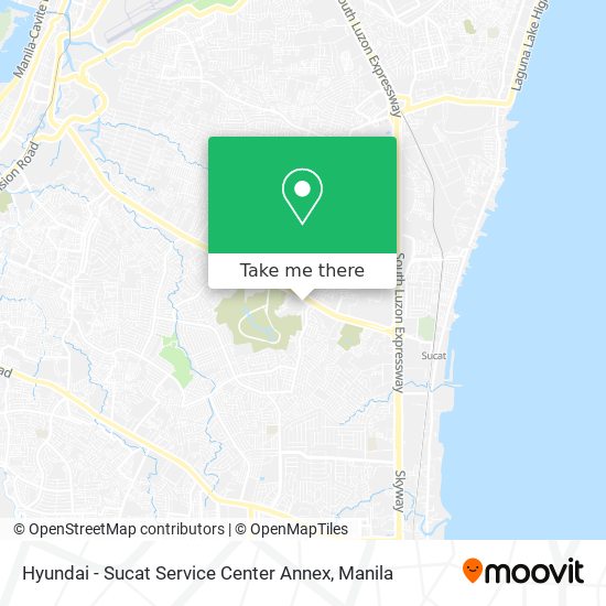 Hyundai - Sucat Service Center Annex map