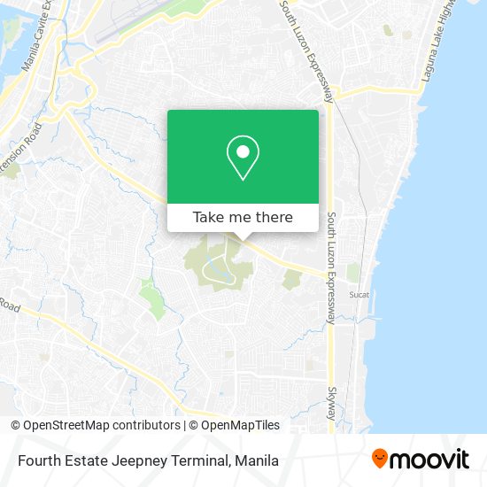 Fourth Estate Jeepney Terminal map