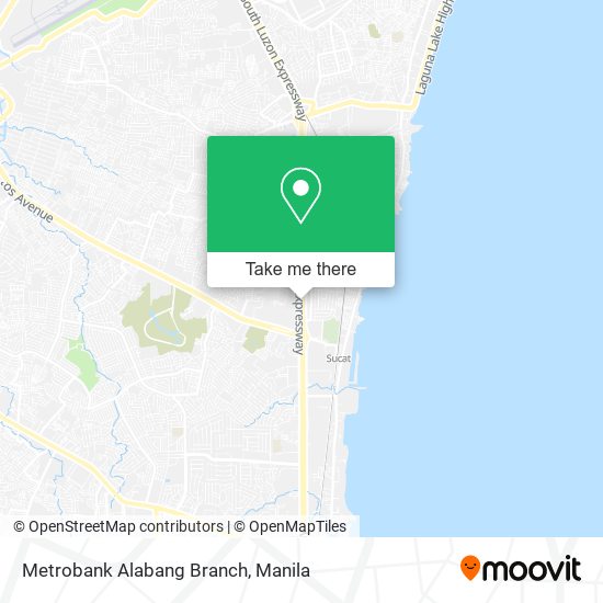 Metrobank Alabang Branch map