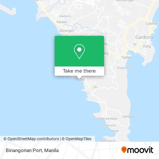 Binangonan Port map