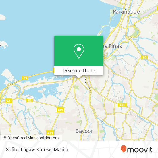 Sofitel Lugaw Xpress map