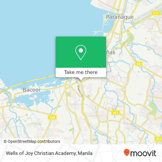 Wells of Joy Christian Academy map