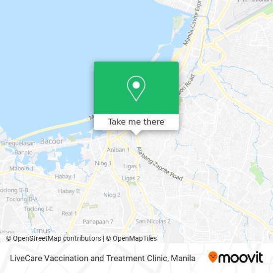 LiveCare Vaccination and Treatment Clinic map