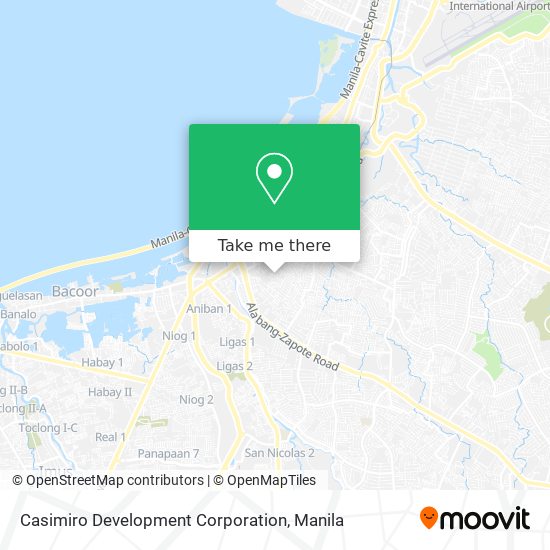 Casimiro Development Corporation map