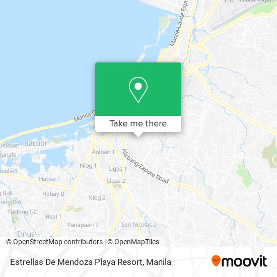 Estrellas De Mendoza Playa Resort map