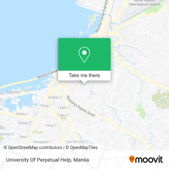 University Of Perpetual Help map