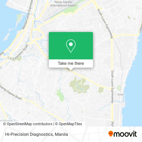 Hi-Precision Diagnostics map