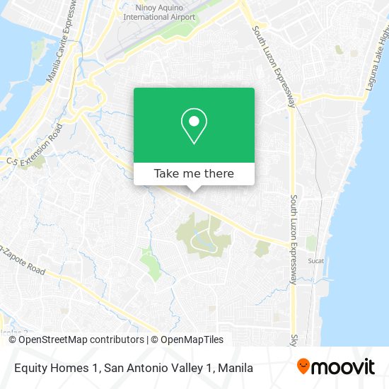 Equity Homes 1, San Antonio Valley 1 map