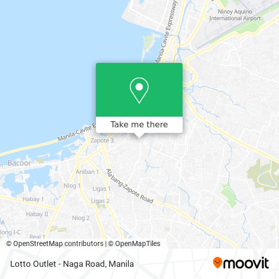 Lotto Outlet - Naga Road map